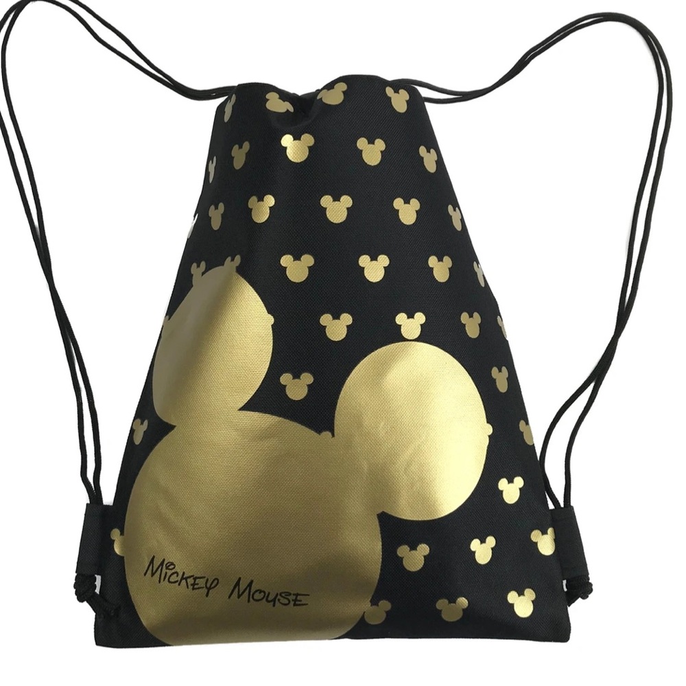 Mickey Mouse Disney Drawstring Backpack Tote Bag - image 6